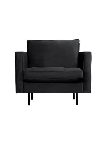 WOOOD Woood | Fauteuil Rodeo classic | Velvet antraciet