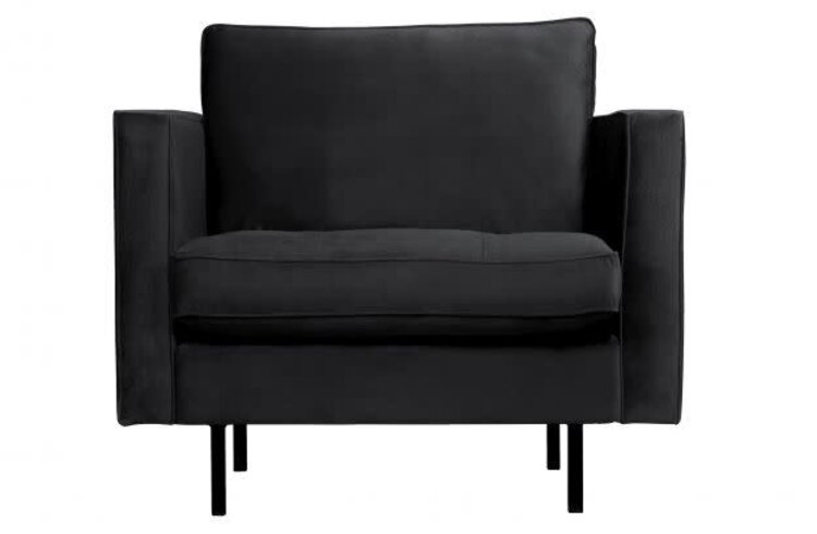 WOOOD Woood | Fauteuil Rodeo classic | Velvet antraciet