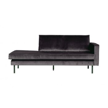 Be Pure Home Be Pure Home | Daybed Rodeo rechts | Velvet antraciet