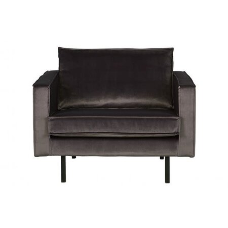 Be Pure Home Be Pure Home | Fauteuil Rodeo | Velvet antraciet