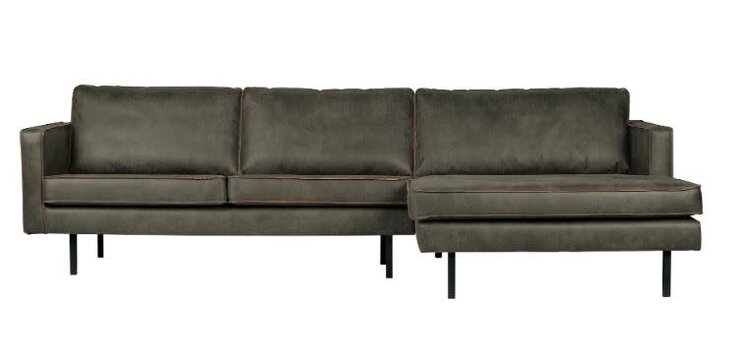 WOOOD Woood | Bank Rodeo chaise longue rechts | Ecoleer army