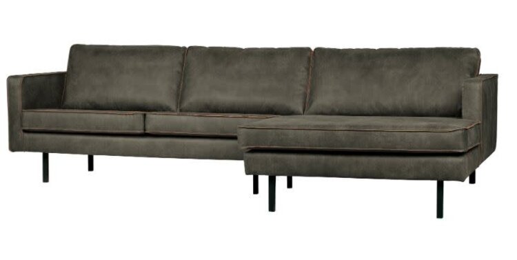 WOOOD Woood | Bank Rodeo chaise longue rechts | Ecoleer army