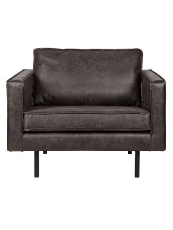 WOOOD Woood | Fauteuil Rodeo | Ecoleer zwart