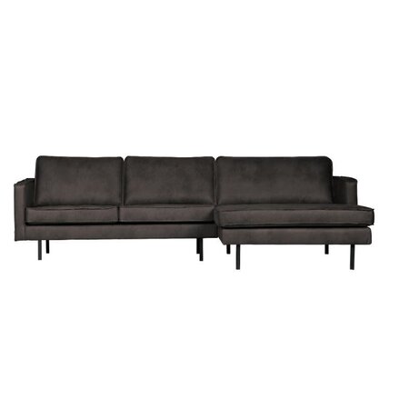 Be Pure Home Be Pure Home | Bank Rodeo chaise longue rechts | Ecoleer zwart