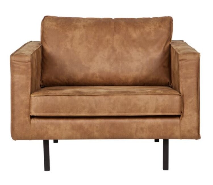 WOOOD Woood | Fauteuil Rodeo | Ecoleer cognac