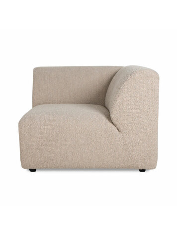 HK Living HK Living | Bank Jax element rechter einde | Boucle taupe