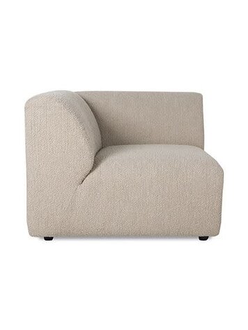 HK Living HK Living | Bank Jax element linker einde | Boucle taupe