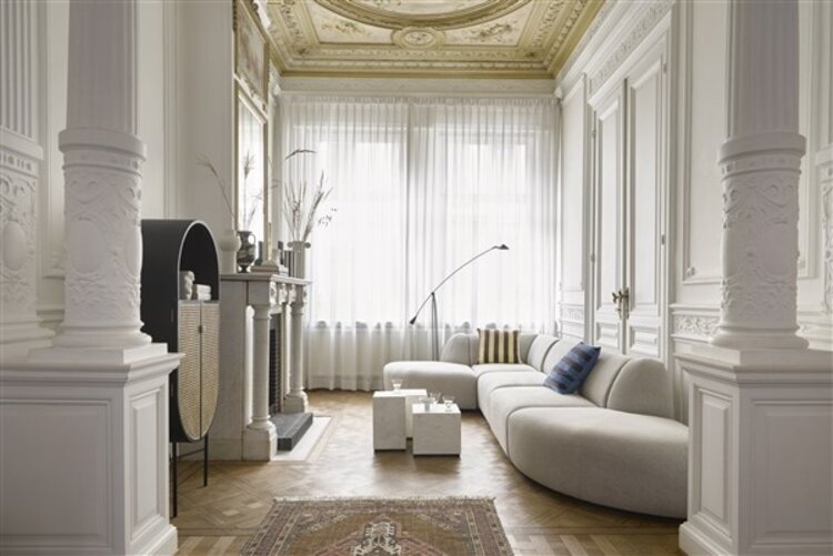 HK Living HK Living | Bank Jax element linker einde | Sneak light grey