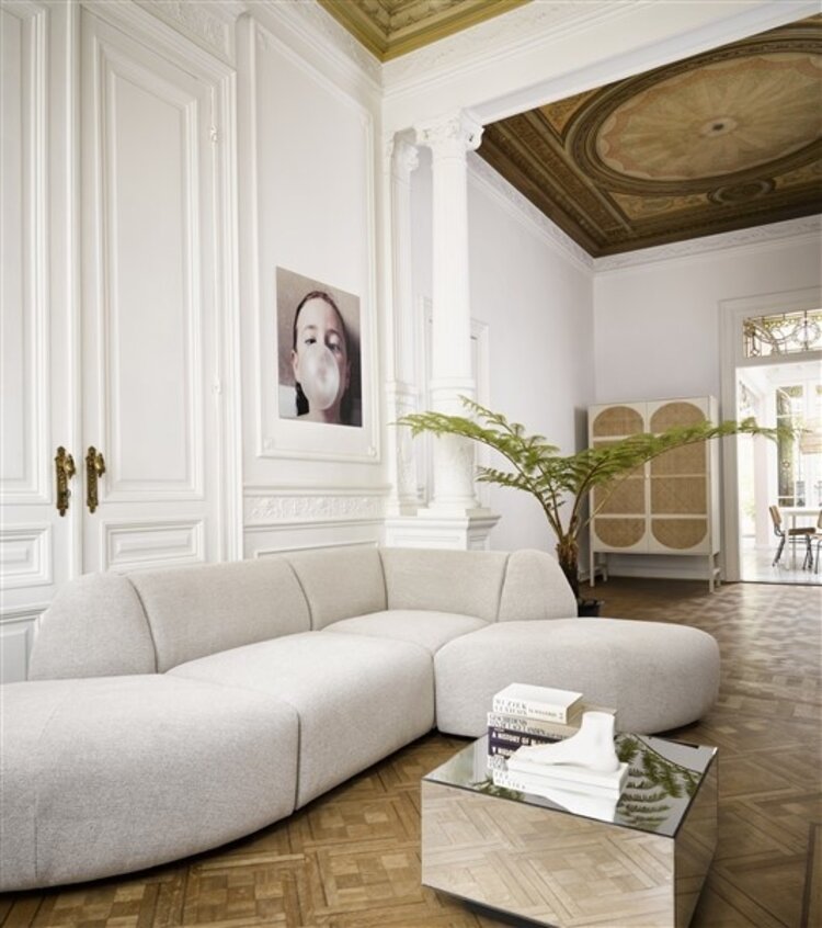 HK Living HK Living | Bank Jax element linker einde | Sneak light grey