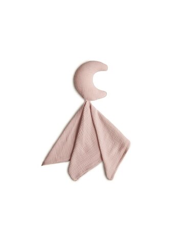 Mushie Mushie | Knuffeldeken maan/zachtroze