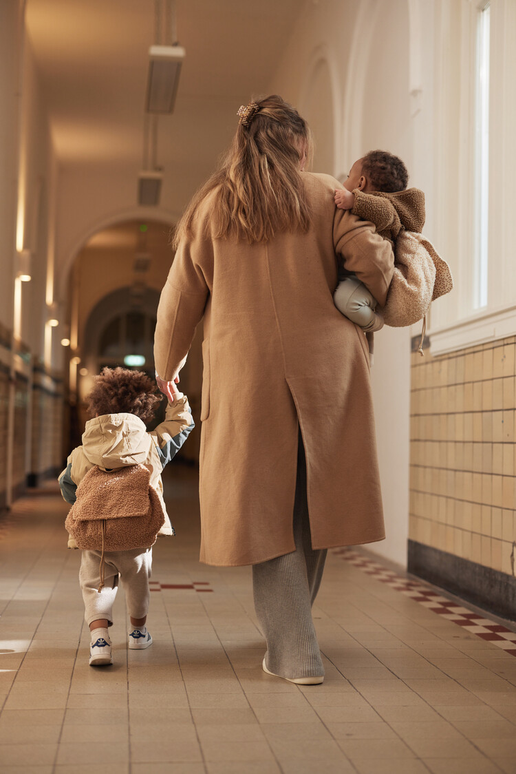 Jollein Jollein | Rugtasje boucle biscuit