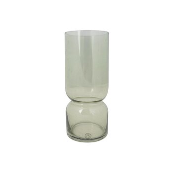 Zusss Zusss | Glazen vaas met bubbeltjes S olijfgroen
