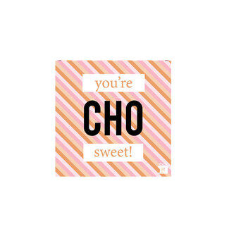 Eat your present Eat your present | You're chow sweet chocola in cadeaudoosje
