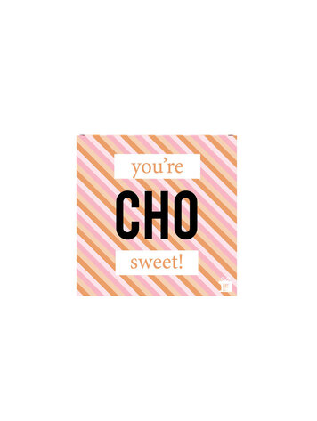 Eat your present Eat your present | You're chow sweet chocola in cadeaudoosje