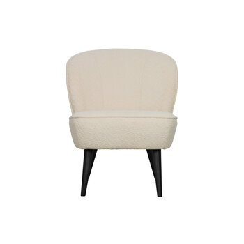 Woood Woood | Fauteuil Sara bouclé creme