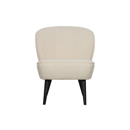 Woood Woood | Fauteuil Sara bouclé creme