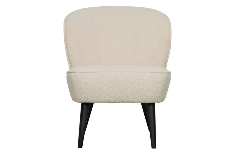 Woood Woood | Fauteuil Sara bouclé creme