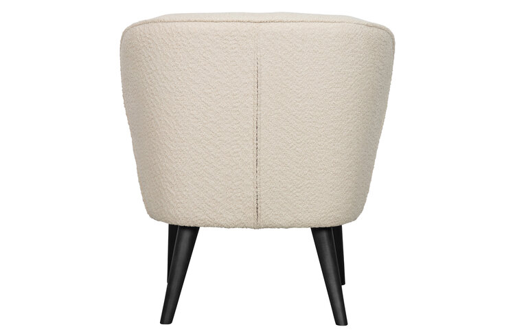 WOOOD. Woood | Fauteuil Sara bouclé creme
