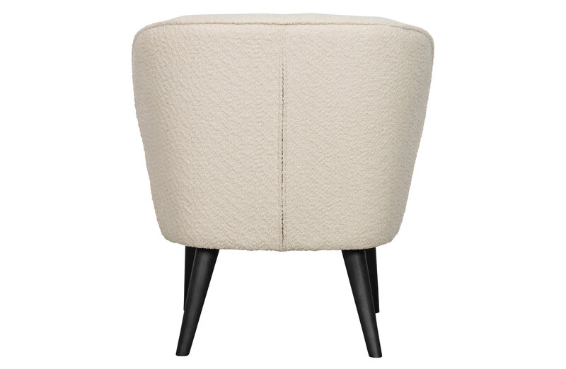 Woood Woood | Fauteuil Sara bouclé creme