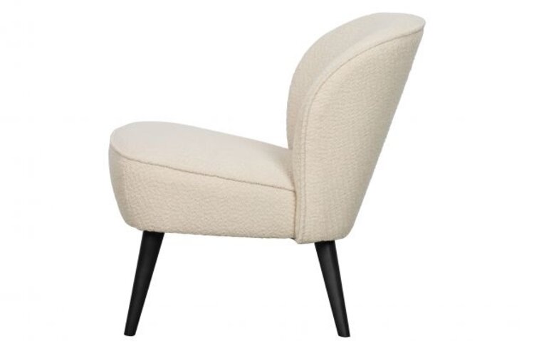 WOOOD. Woood | Fauteuil Sara bouclé creme