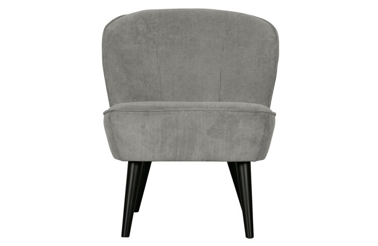 WOOOD. Woood | Fauteuil Sara rib vergrijsd groen