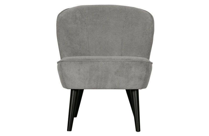 Woood Woood | Fauteuil Sara rib vergrijsd groen