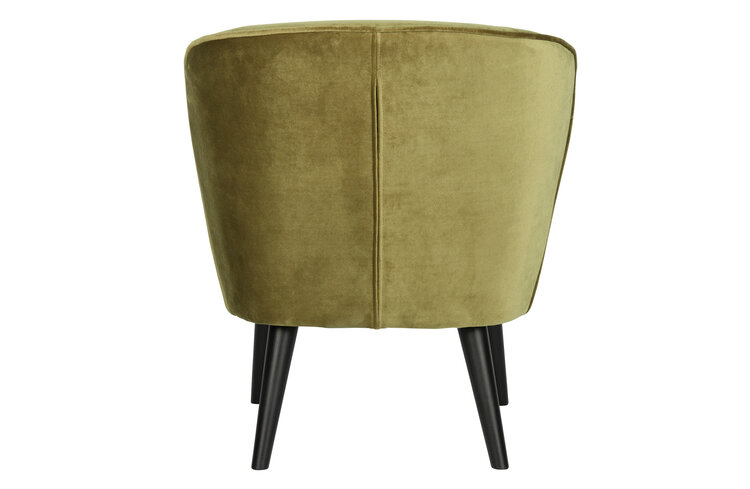 WOOOD. Woood | Fauteuil Sara velvet army