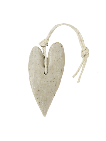 Mijn Stijl & Puur Zeep Mijn Stijl | Zeephart XL taupe met muntblad verbena 100gr