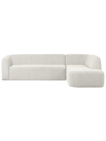 WOOOD Woood | Sloping hoekbank rechts pearl