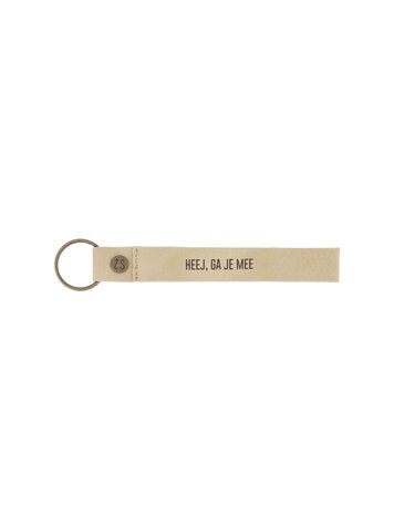 Zusss Zusss | Sleutelhanger heej ga je mee zand