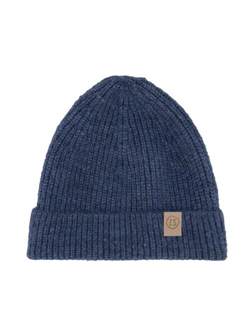Zusss Zusss | Gebreide muts grijs-blauw