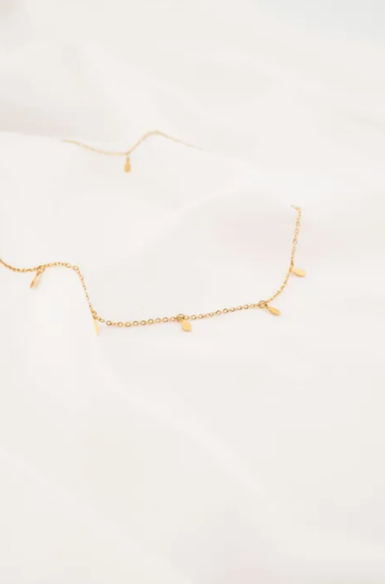 Zusss Zusss | Ketting met druppeltjes goud