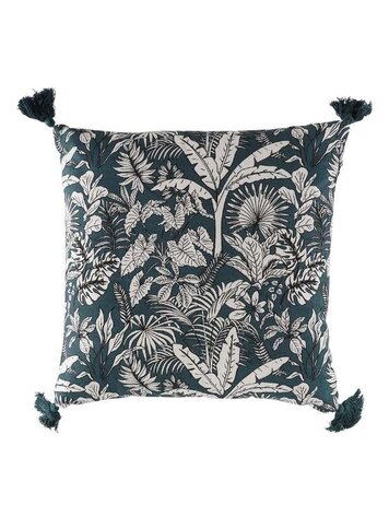 Mica | Lakia kussen donker blauw