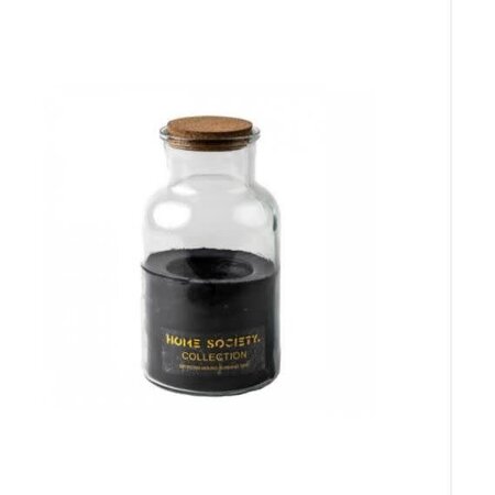 Home society Home Society | Jar Candle Lisse Black L