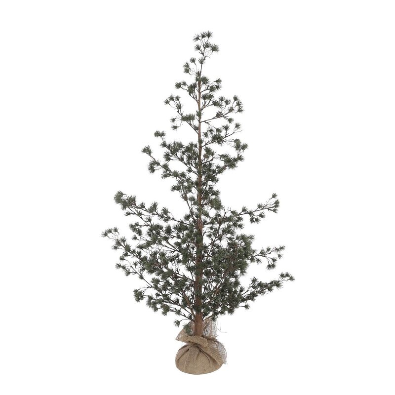 Stijl28 | Kerstboom met burlap groen 120x64cm