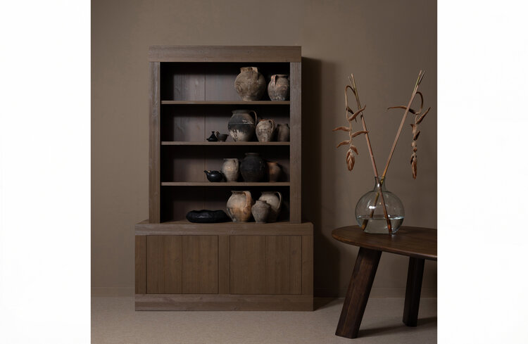 WOOOD SHOWMODEL - Woood | Buffetkast yumi diep geborsteld grenen amber