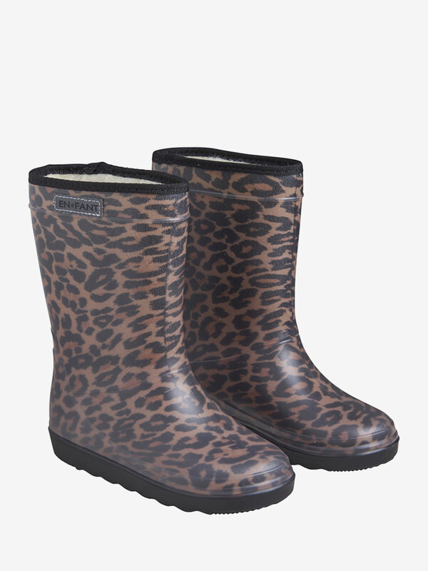 Enfant Enfant | Thermo boots print leopard
