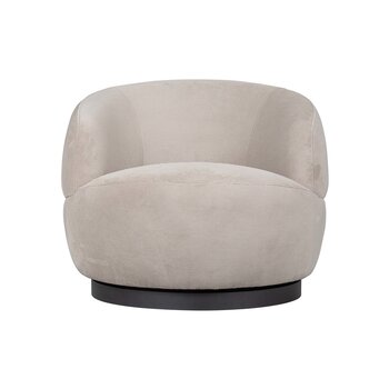Be Pure Home Be Pure Home | Draaifauteuil woolly ribcord naturel