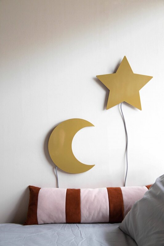 KidsDepot KidsDepot | Barbo wandlamp maan goud