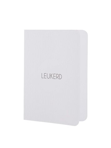 Zusss Zusss | Wenskaart leukerd lusjes reliëf wit