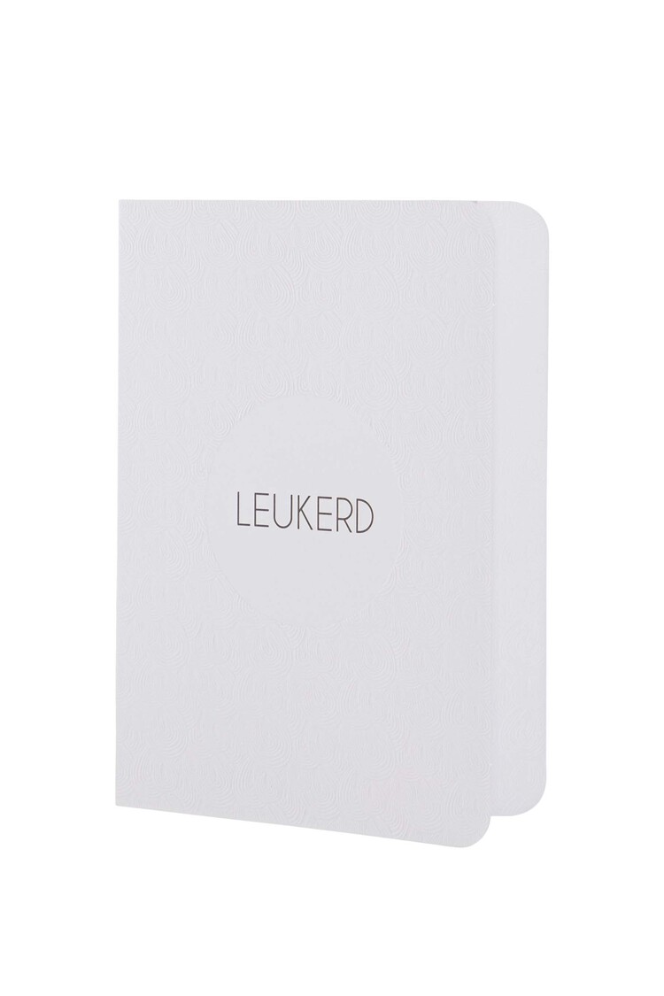 Zusss Zusss | Wenskaart leukerd lusjes reliëf wit
