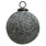 PTMD PTMD | Xmas Froze grey glass ball snow round M