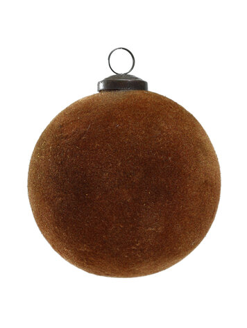PTMD PTMD | Kerstbal Robbert velvet brown M