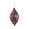 PTMD PTMD | Xmas Dees bronze drop shape glass ball with brown