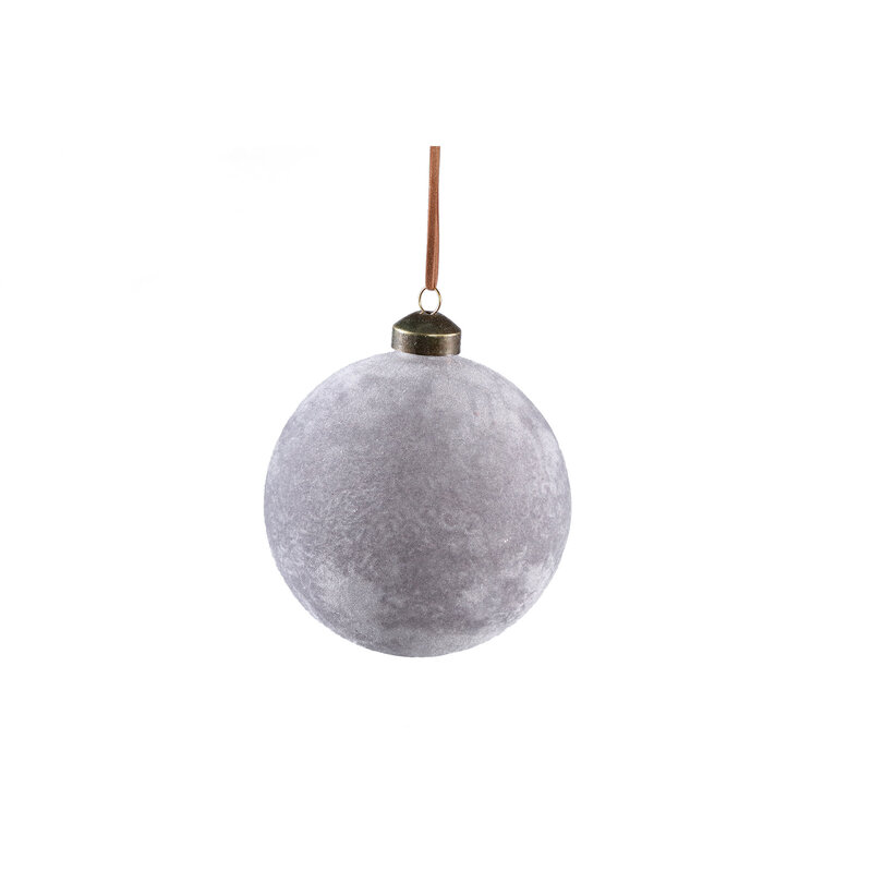 PTMD PTMD | Xmas Bobbi Taupe glass ball frosted M