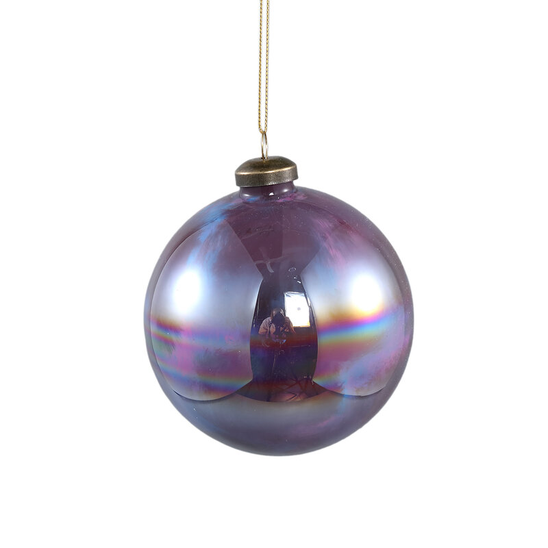 PTMD PTMD | Xmas Raffi purple glass ball oil finish M