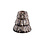 PTMD PTMD | Xmas Wenter brown ceramic tree candleholder dark