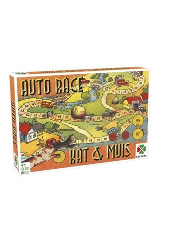 Diverse uitgeverijen Simon Speelgoed | Spellen van toen: Auto Race / Kat en Muis