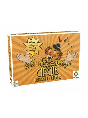 Diverse uitgeverijen Simon Speelgoed | Spellen van toen: Circus / Slangen en ladders