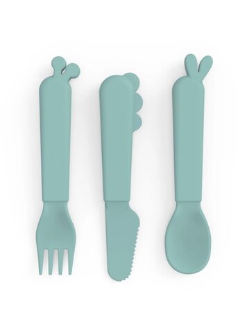 Done By Deer Done By Deer | Besteksetje Deer friends blauw